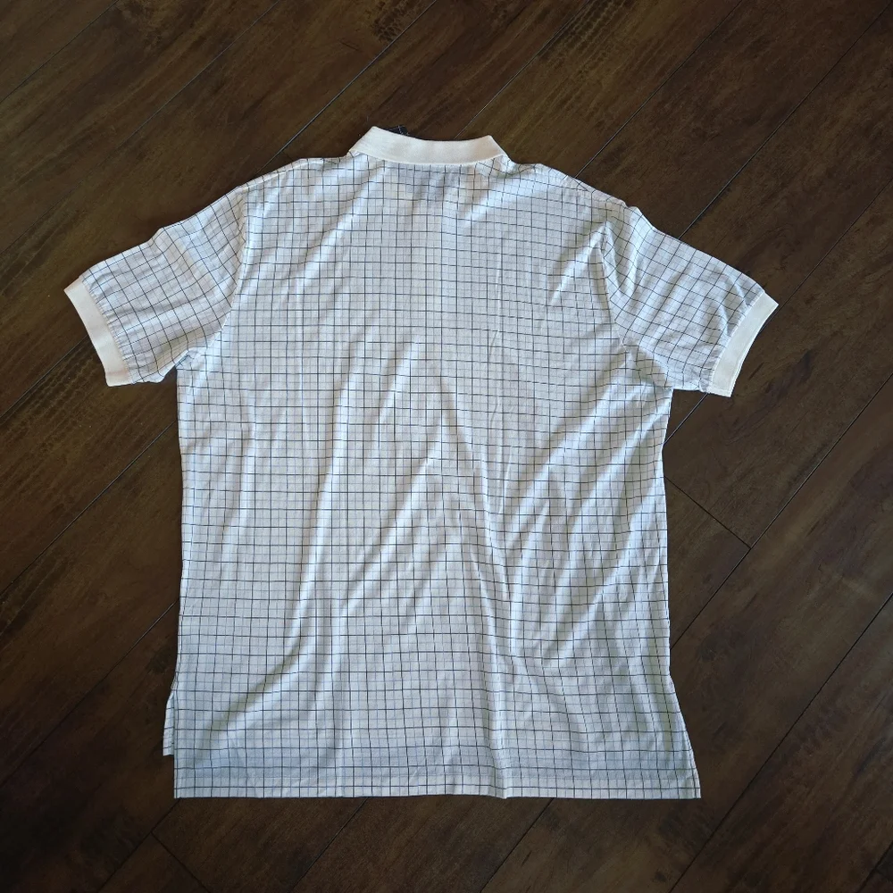 Polo Ralph Lauren Men's Vintage Check Short Sleeves Polo Classic Shirt Size XXL - Picture 4 of 6